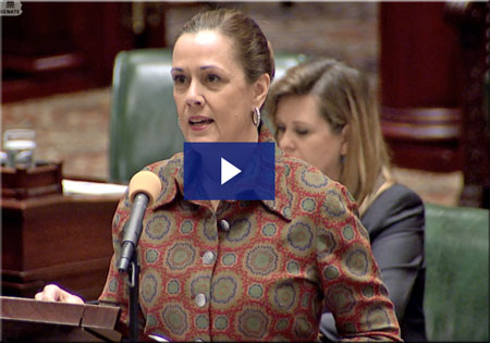 Senator Baker speaks on Senate floor