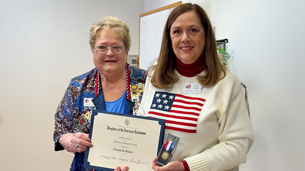 Honored with Woman in American History Award