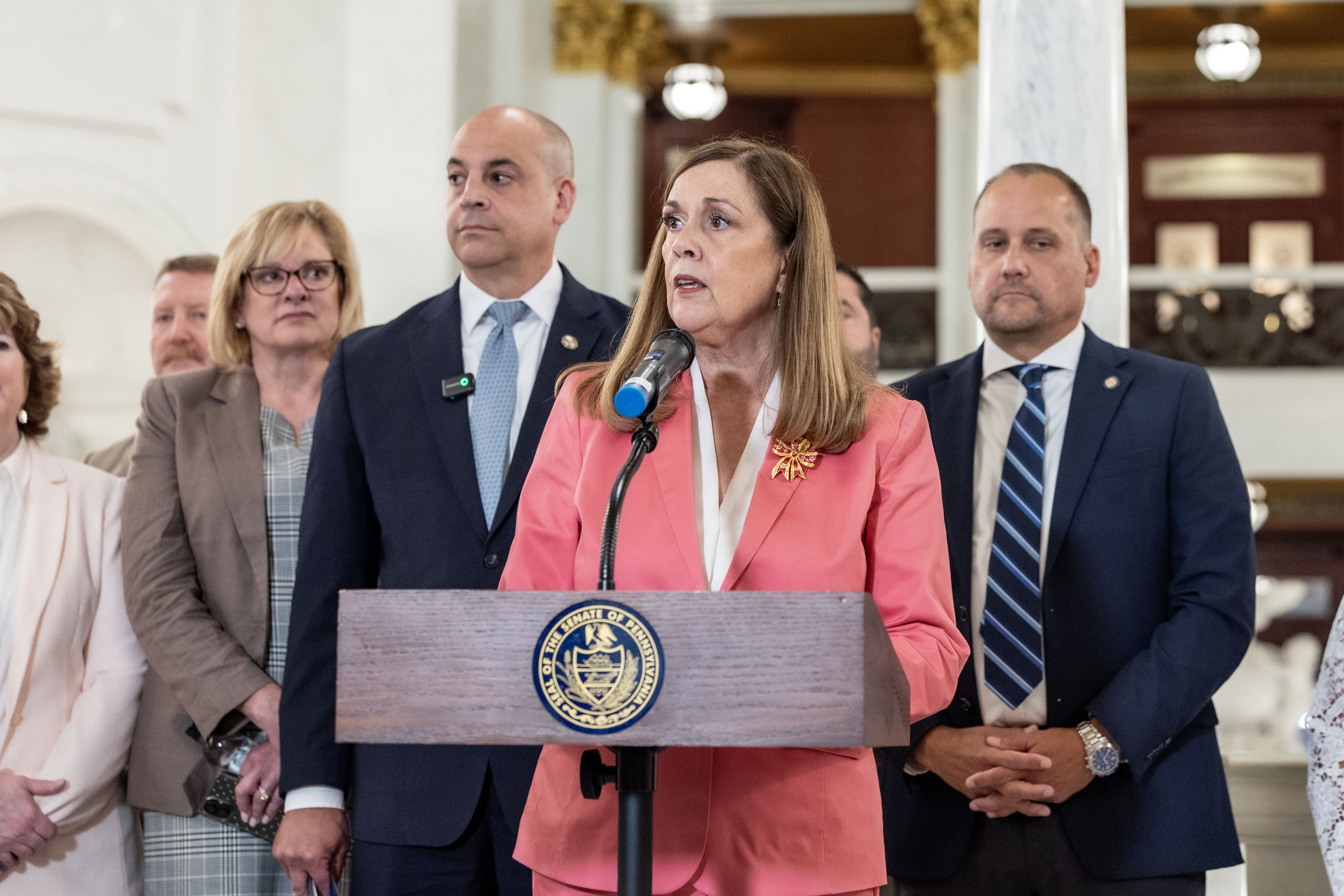 Sen. Baker stands with PA Attorney General Dave Sunday and others calling for action to address court ruling on second-degree murder